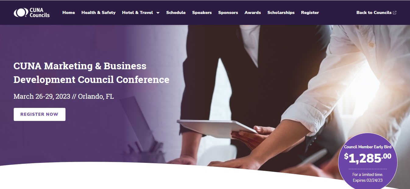 CUNA Marketing & Business Development Council Conference Event
