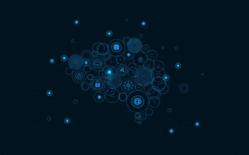 Conceptual technology illustration of artificial intelligence